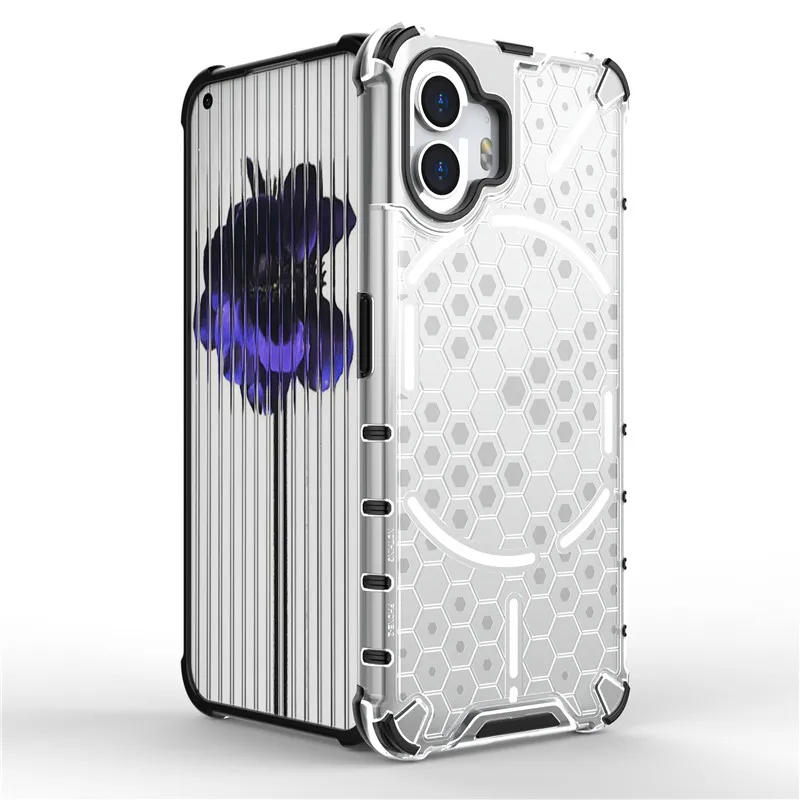 Shockproof Honeycomb Hard PC Protective Bumper Case, 6.7-Inch