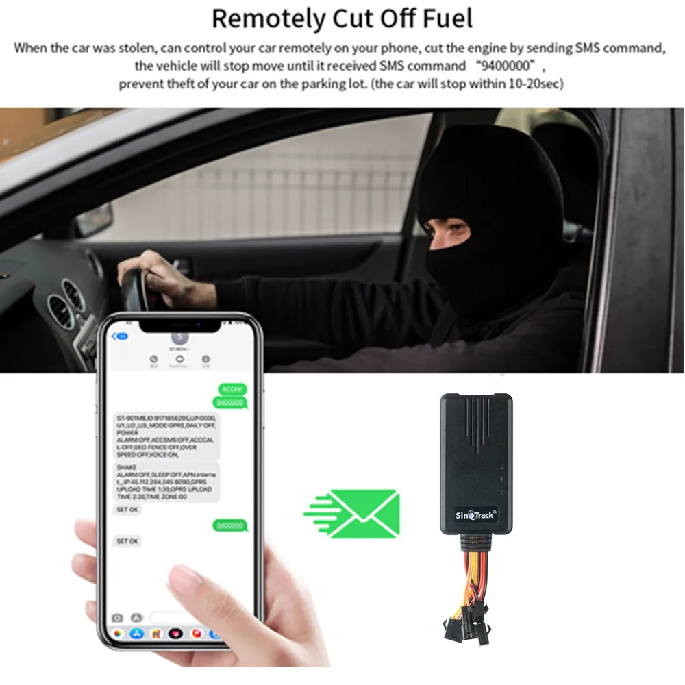 ST-906 Motorcycle GPS Tracker With Web Based GPS Tracking System