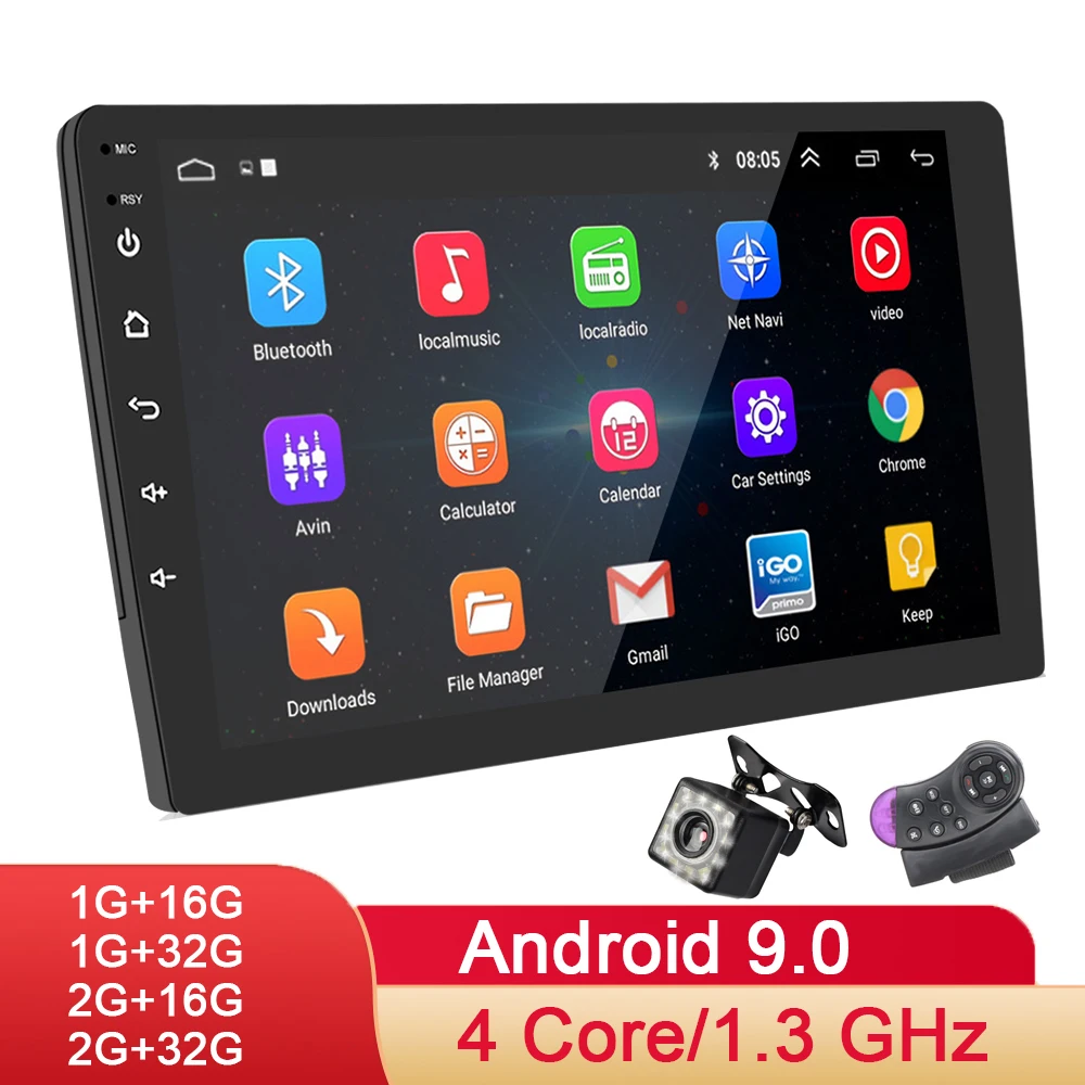 12v Car Dvd Mp5 Player Stereo 2 Din 4core Smart Android Audio Radio Gps