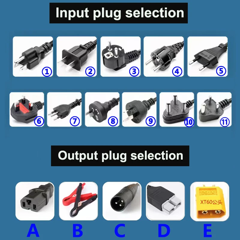 Carregador de Íon de Lítio 13s 54.6v Tensão Constante de Alta Potência Inteligente Carregamento Rápido Escudo de Metal Novo 48v 5a 8a 10a 12a 15a 20a - Image 5