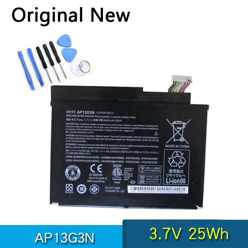 

NEW Original Battery AP13G3N For ACER Iconia W3-810 Tablet 8 W3-810P 7.5V 45Wh
