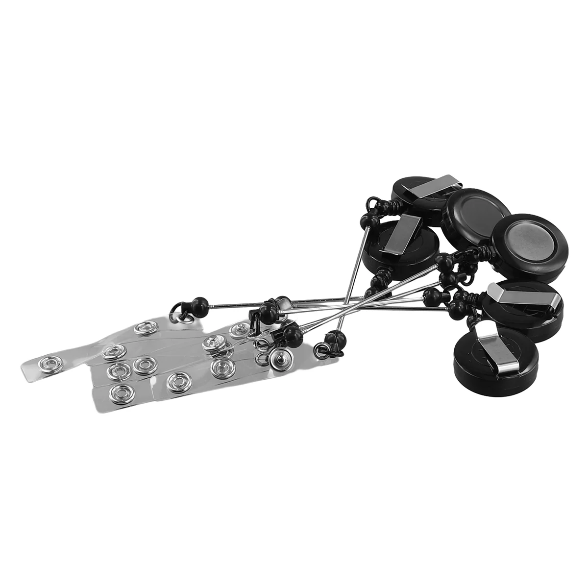 비즈 개폐식 배지 릴 클립 거치대, 클립 주얼리 DIY 선물, 간호사 및 교사 사무용품, 6 개