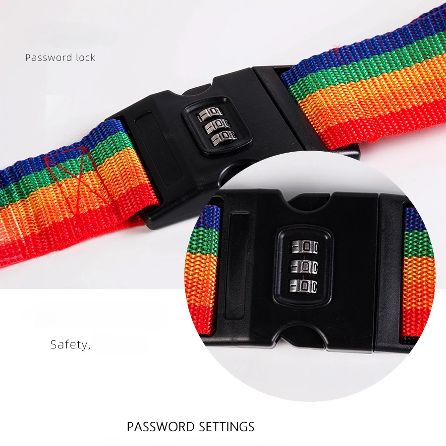 Adjustable Luggage Security Straps 5