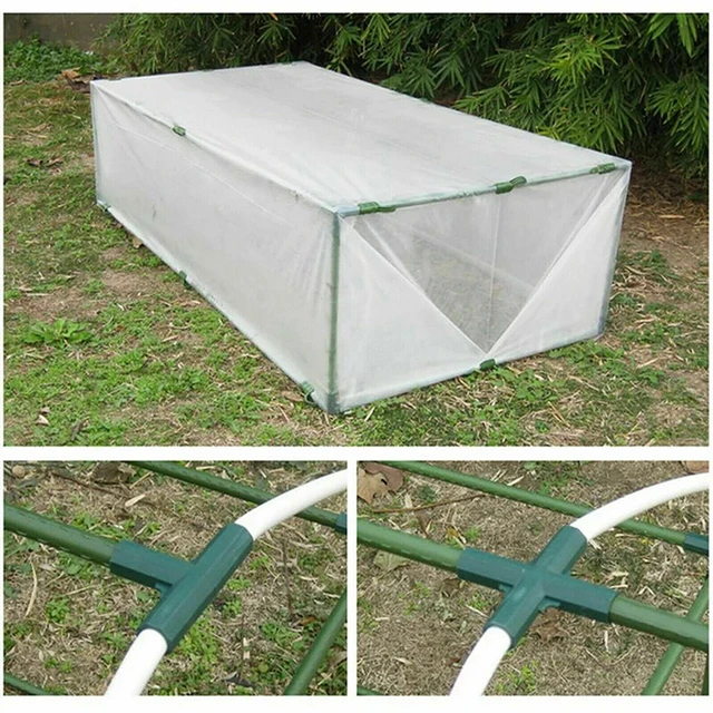 10/20 db Kertészeti Sarokcsatlakozók 3/4Way Póló Műanyag Növény Tét Kerítés Csőcsövek Ízületi Keret Csatlakozók Kerti Kellékek - Image 3