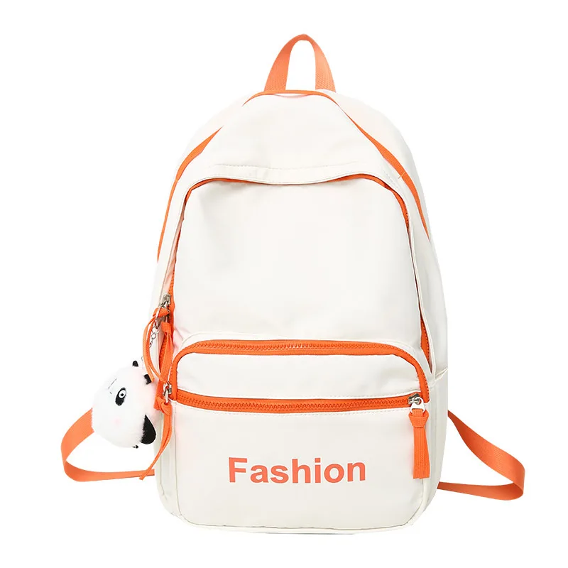 Solid Color College Schoolbag The Simple Girl Backpack High School Backpack Kids Bags Rugzak Kids Bag Plecak Mochila Escolar