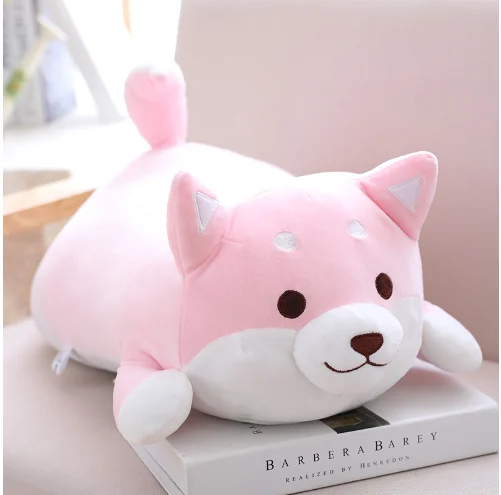 2024 New arrival 55cm Soft Stuffed Animal Plushies Lying Sleep Dog Hug Pillows Bedroom Kwaii Cute Doll For Kids Gift 4