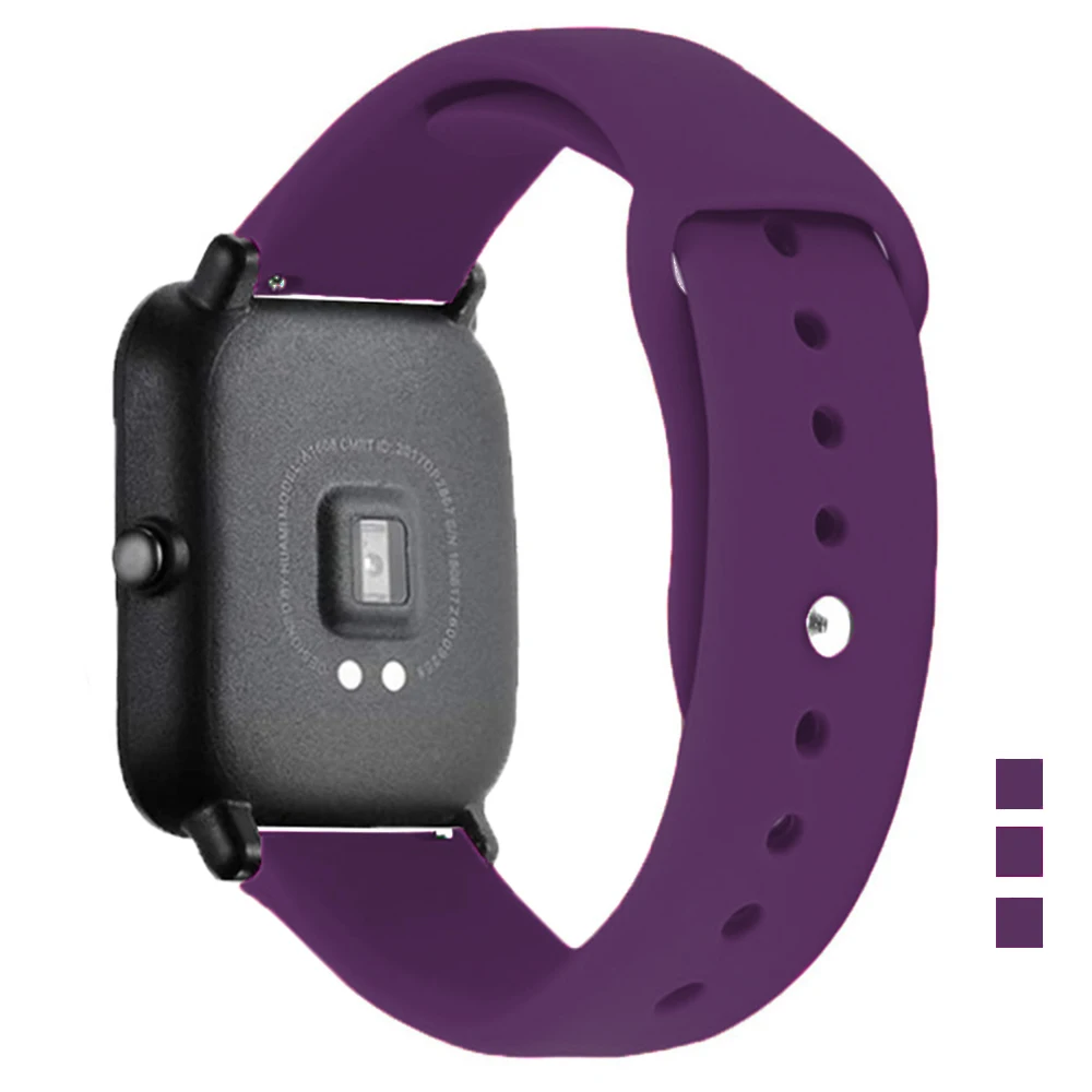 Silicone Sport Watchband - Premium Adjustable Bracelet Strap, 20mm & 22mm
