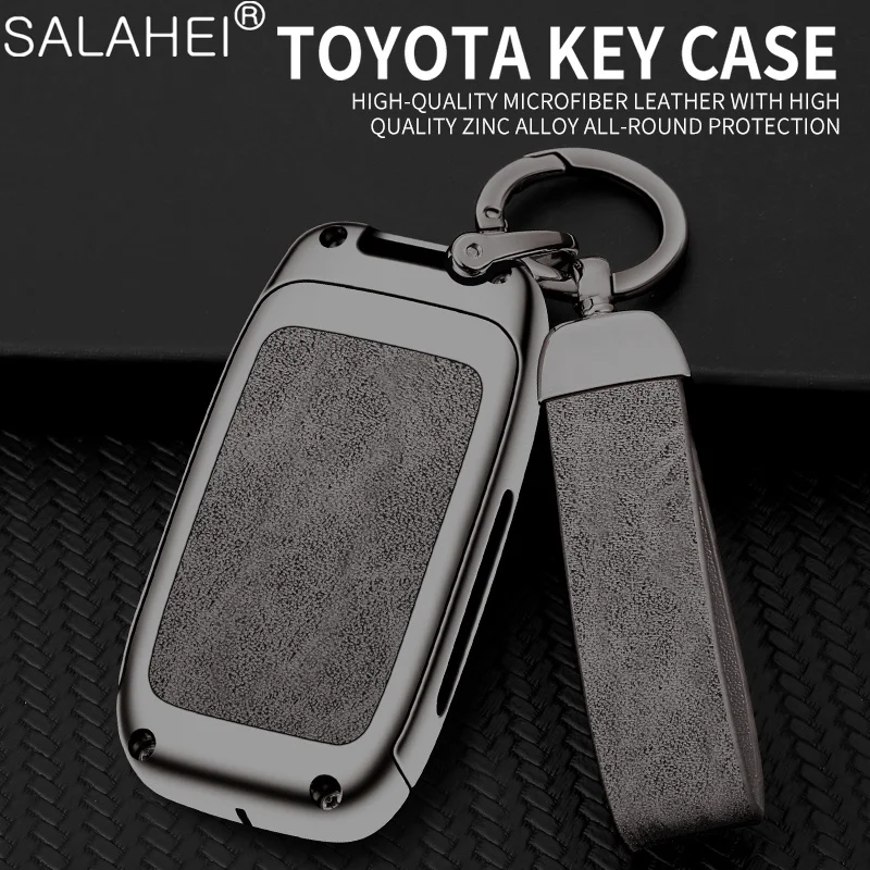 

Car Key Case Cover Shell Fit For Toyota Camry Prius Land Cruiser Prado 150 Crown For Subaru Foreste XV Keychain Holder Accessory
