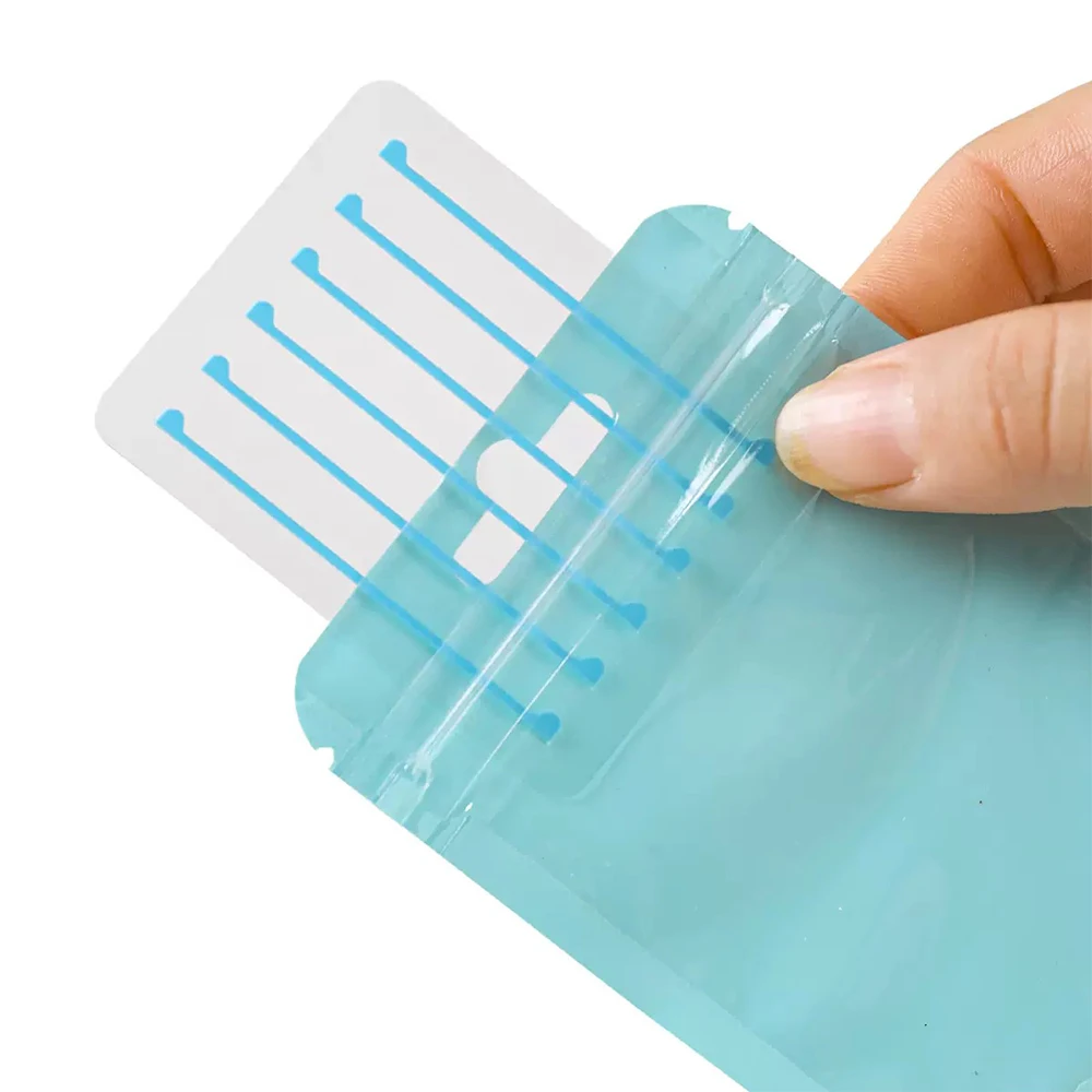 6개 속눈썹 리프트 리본, 속눈썹 리프트 롯드 커버 실리콘 패드 컬러, 부드러운 줄무늬로 속눈썹 리프트 솔루션을 쉽게 바르는 제품