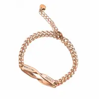 Bracelet gravé personnalisé en acier inoxydable, souvenir de couple, bijoux à la mode pour fixe, 10 pièces 4 Bracelet gravé personnalisé en acier inoxydable, souvenir de couple, bijoux à la mode pour fixe, 10 pièces 4