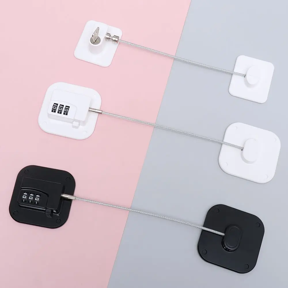 1 Pc Baby Safety Refrigerator Lock With Keys or Coded Lock Infant Cabinet Locks Sliding Closet Door Lock Children Protection