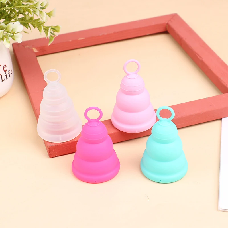 

1Pc Feminine Hygiene Menstrual Silicone Cup Medical Silicone Menstrual Cup Lady Women Period Cup menstrual