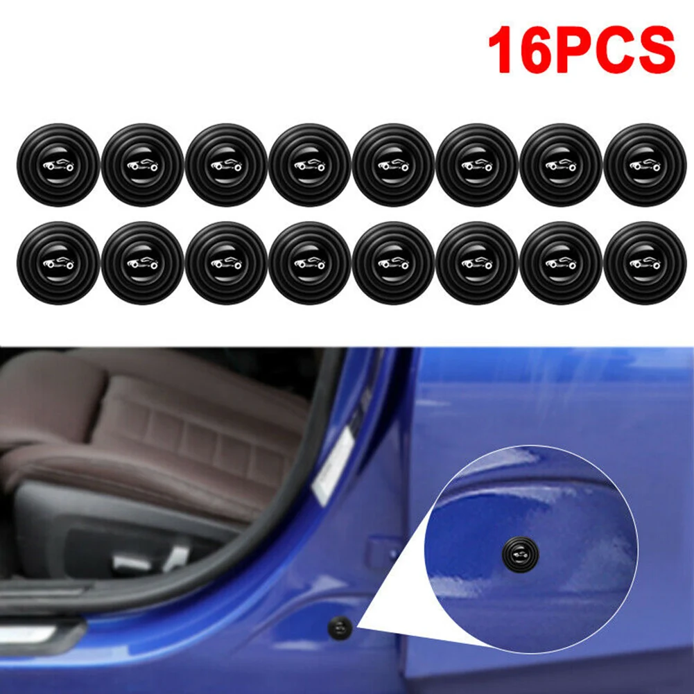 

16PCS Car Door Pad Shock-Absorbing Silent Gasket Shock-Proof Silicone Pads Waterproof Auto Soundproof Crash Pad Accessories