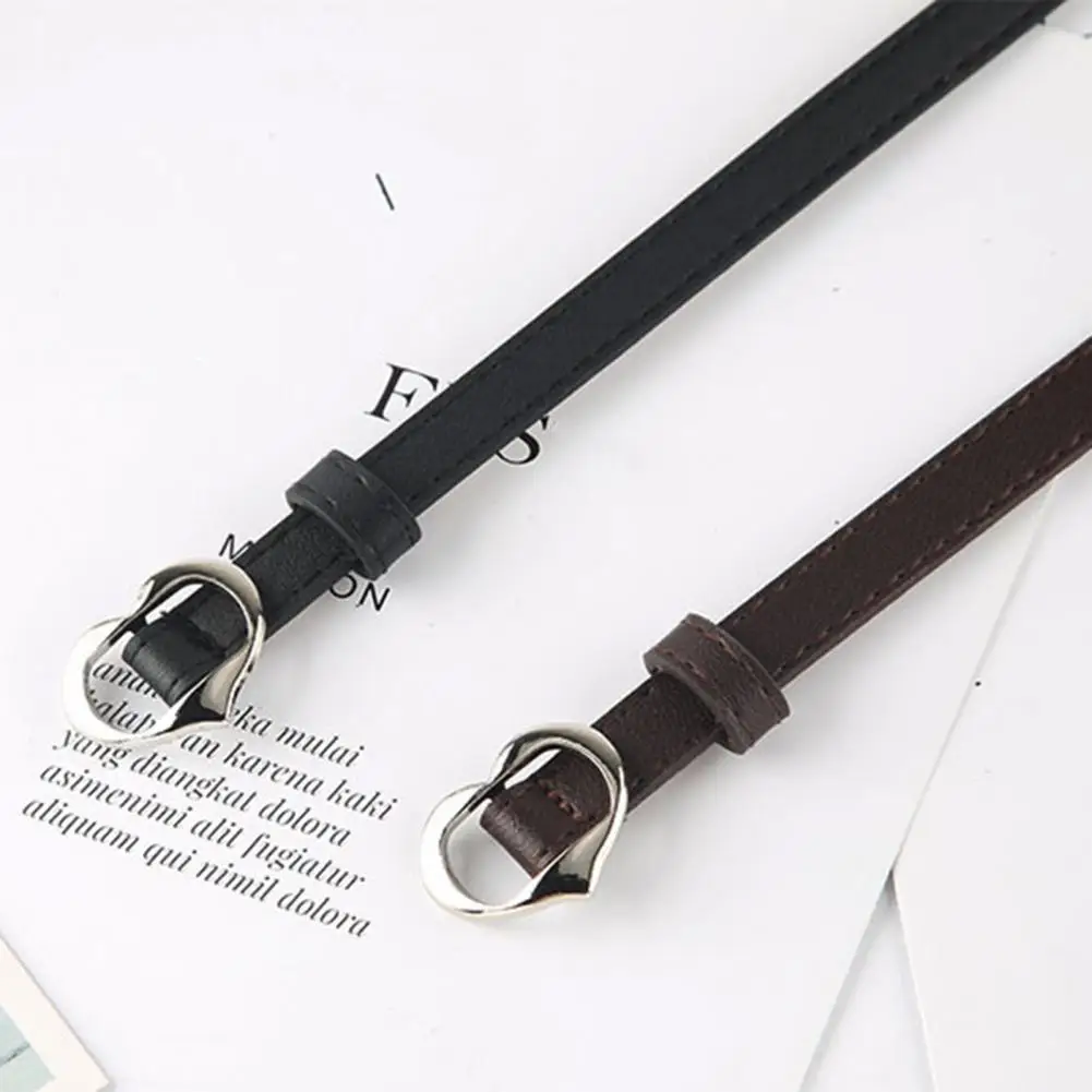 Women Waist Strap Vintage Heart Buckle Women's Waist Belt Adjustable Anti-break Stylish Adjustable Waist Belt