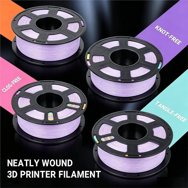 A46M-고속 3D 프린터 필라멘트- 1.75mm 무광 질감 PLA+ Bambu Lab 3D 프린터 소모품 인쇄용 특수 설계