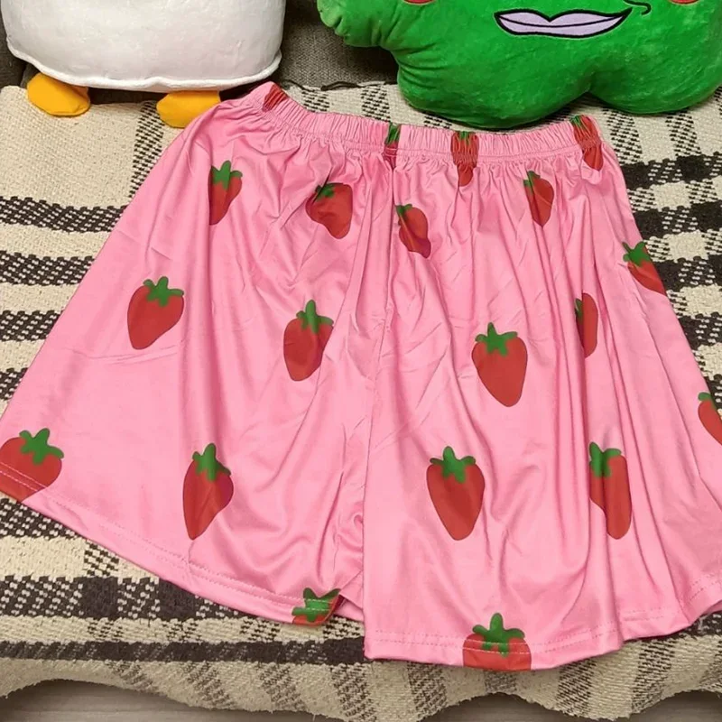 Kids shorts Pink Strawberry Short Pants Kids Clothes Anime GINTAMA Sakata Gintoki Cosplay Costume Unisex Carnival Party Trunks Clothes