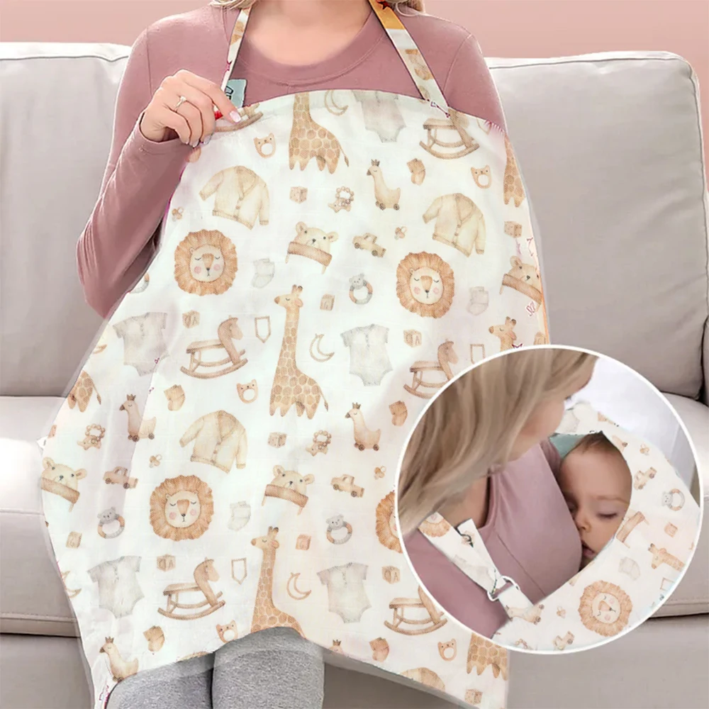 Kangobaby #My Soft Life# Breathable Breastfeeding Cover For Mom Outdoor Privacy Cloth Mother Nursing Covers Size 100x70cm