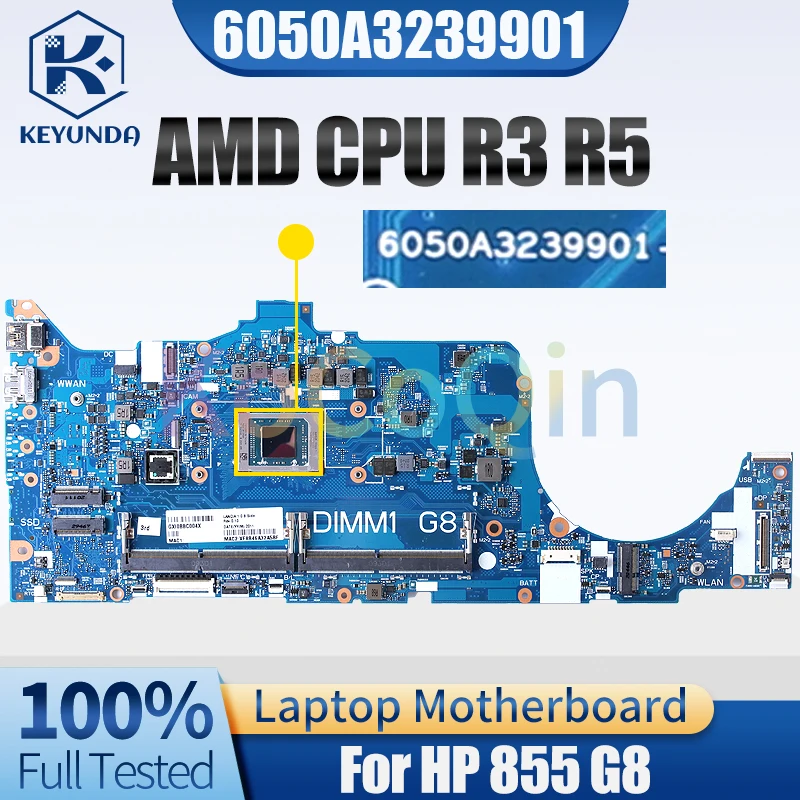 

For HP 855 G8 Notebook Mainboard 6050A3239901 R3 R5 AMD CPU Laptop Motherboard Test