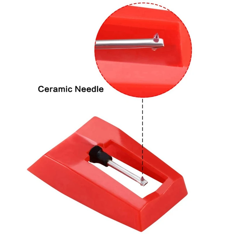 24 Pcs Record Player Needle Turntable Diamond Replacement Stylus Needles For Vinyl Record Player