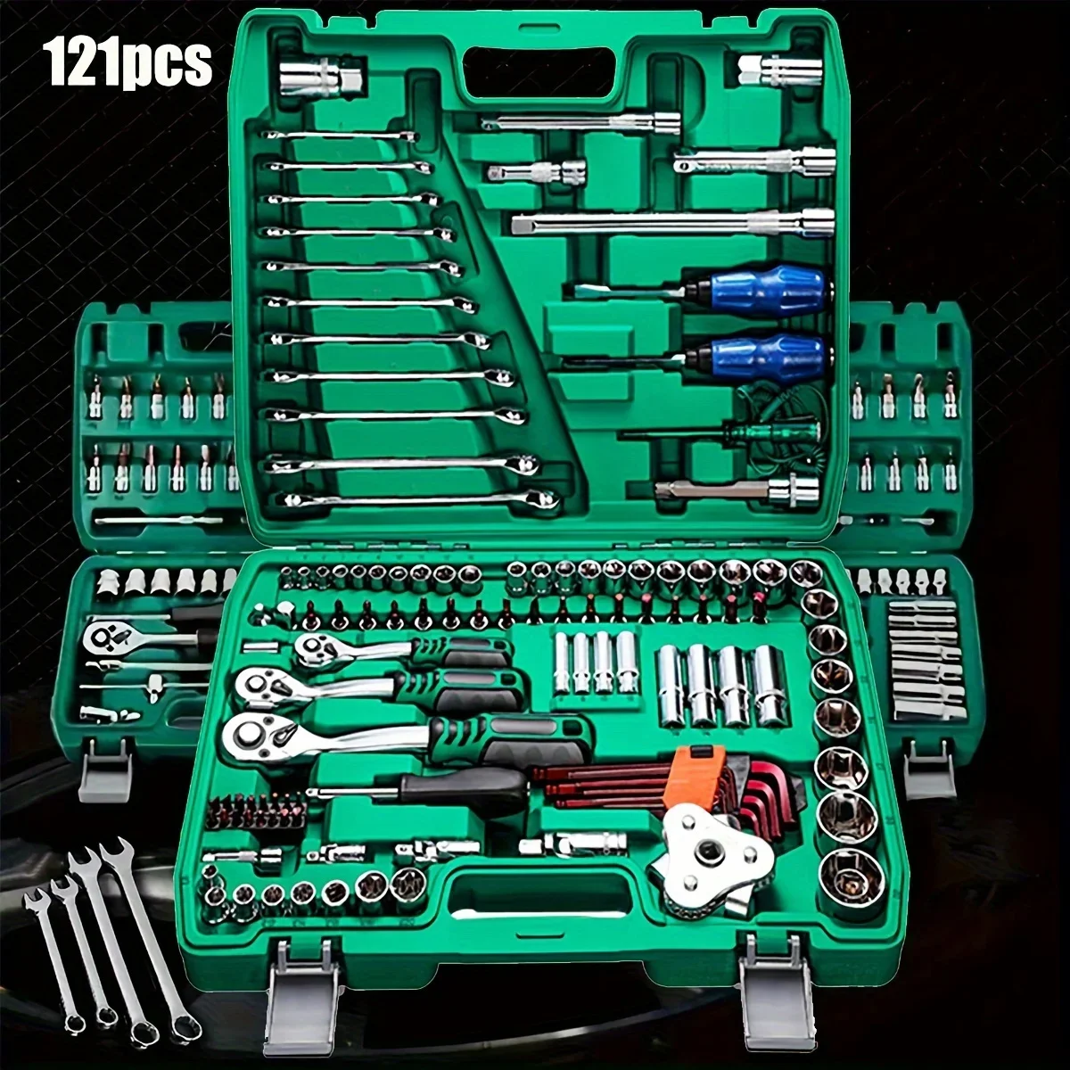 Metric Hex Ratchet Screwdriver Set Professional Kit