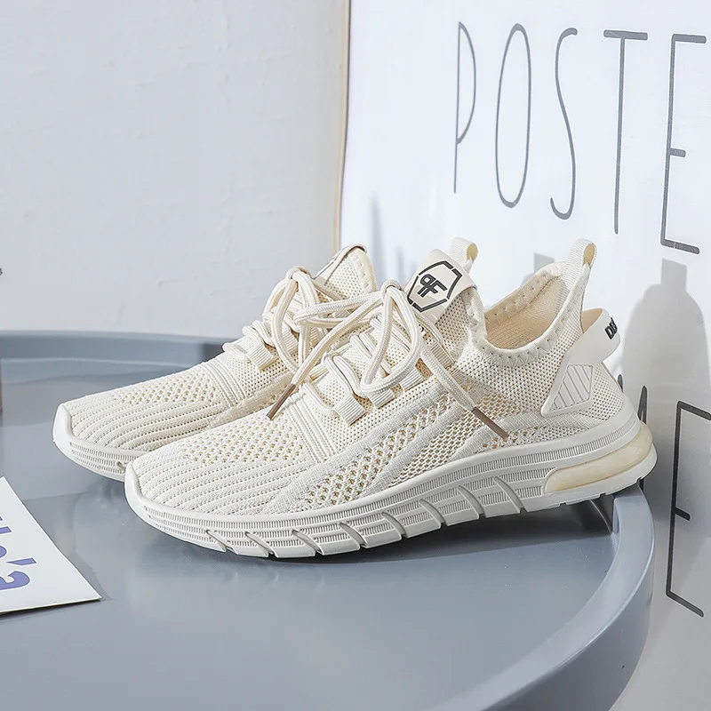 

New Women's Shoes Sneakers Korean Style Breathable Sports Casual Shoes Women Solid Color Air Mesh Woman Shoe