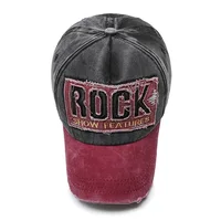 Casquette en denim shabby avec lettres délavées pour hommes et femmes, chapeau de soleil, casquette d'opérabilité, version coréenne, mode printemps et automne, site officiel 4