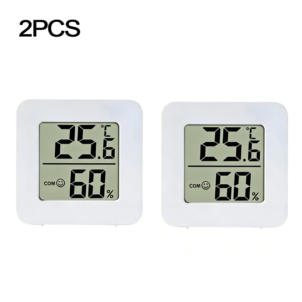 Compact Indoor Digital Thermometer & Hygrometer with Electronic Display