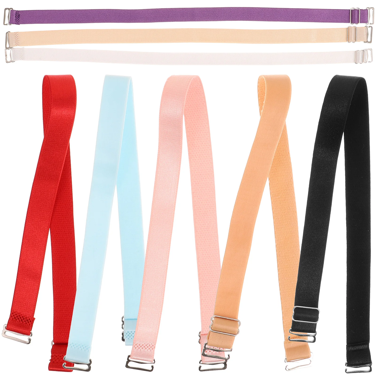 

8pcs Antislip Straps Adjustable Straps Detachable Shoulder Straps for Women