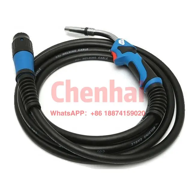 

MIG Welding Torch Binzel 24KD Portable Air-cooled Gas Welding Gun 250A MB24KD Good Quality Custom Cable Length Torch