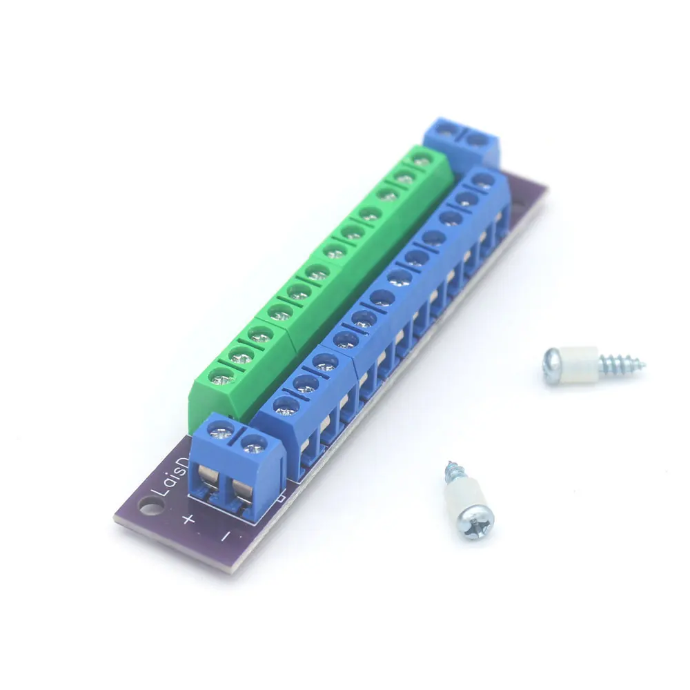 1 Units Double-Layer Power Distribution Board 2 Inputs 2 X 13 Outputs for DC AC Voltage PCB007 for Model Railway Trains - Image 6