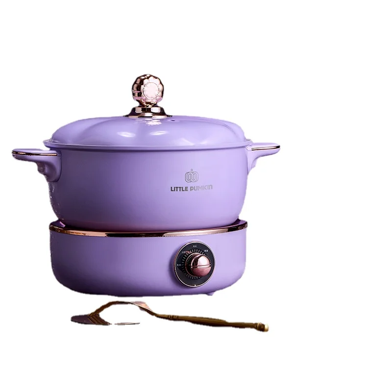 

Multi-Function Pot Electric Caldron New Steamer Model Fry Pan Temperature Adjustment Electric Heating/Hot Pot Steaming,Fried