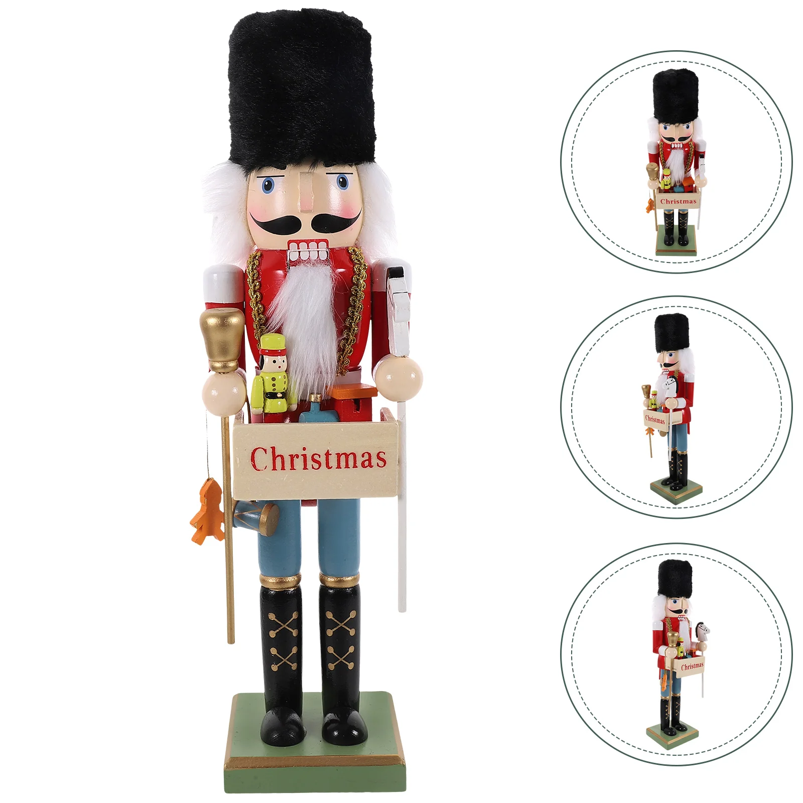 

Christmas Nutcracker Decorative Nutcrackers Figure Party Supplies Desktop Nutcracker Soldier Ornament Xmas Birth Large 100cm