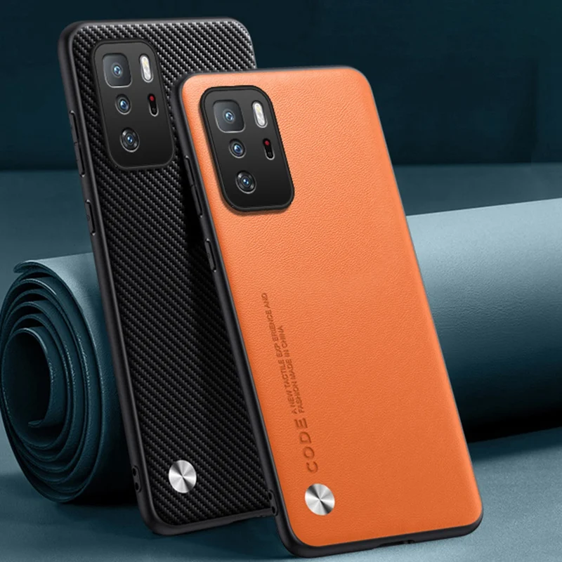 PU Leather Case Silicone Full Camera Protection Phone Case for Xiaomi Poco X3 GT X3GT 5G