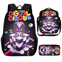 The Amazings Digitals Circus School Backpack with Lunch Bags ,Pencil Bags ,School Bags for Boys Girls Best Gift