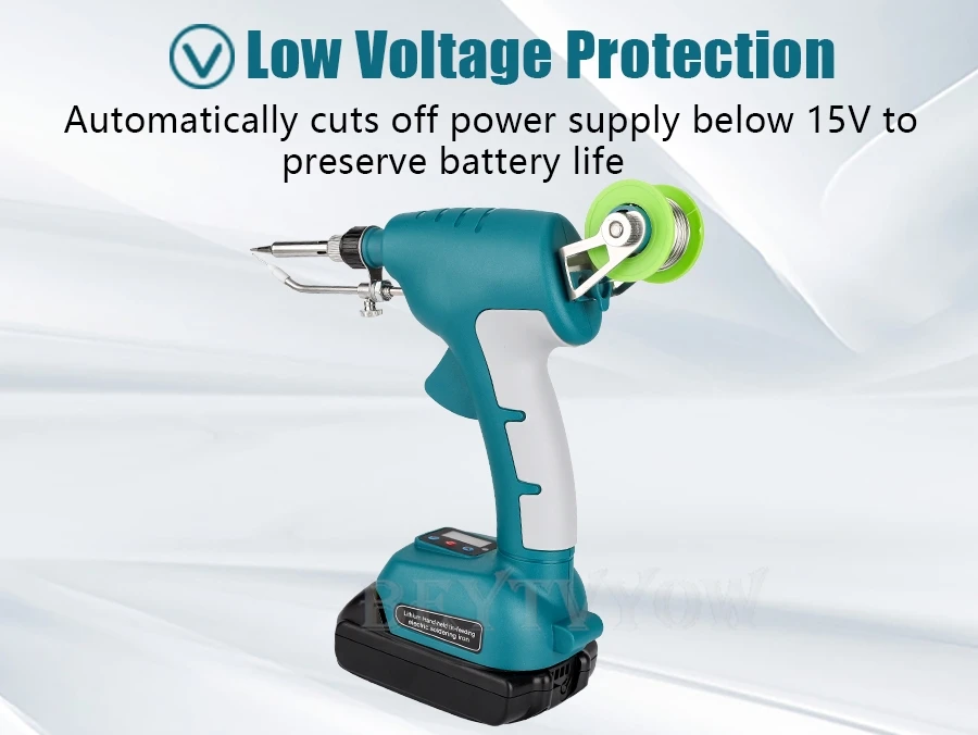 Cordless Soldering Iron Kit for Makita/Milwaukee/Ryobi/Dewalt/Bosch Battery 75W