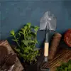 Digging Shovel D Wood Handle Anti-skidding Shovels Trowel Rustproof Garden Scoop Coated Surface Camping Outdoor Small 2