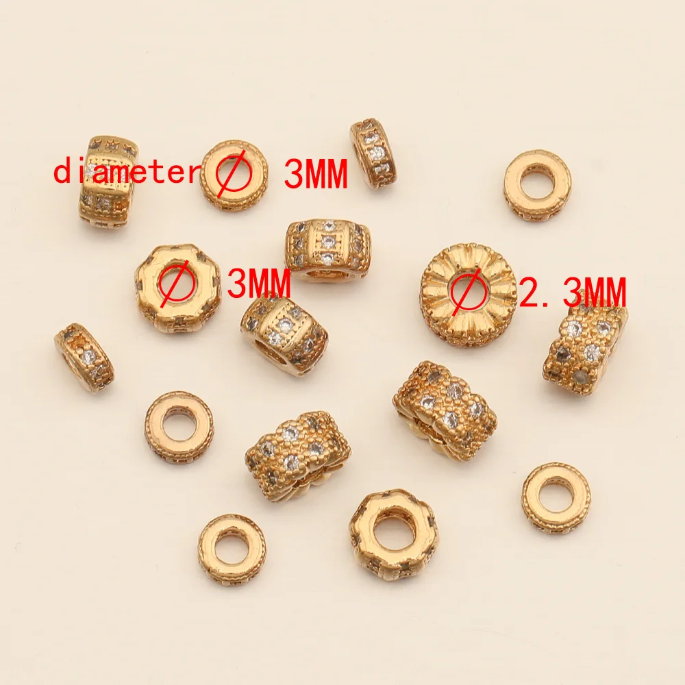 Cordial Design 8*8MM 50Pcs Jewelry Spacer/Cylinder Shape/Genuine Gold Plating/Jewelry Findings & Components/DIY Beads/Hand Made - cordial