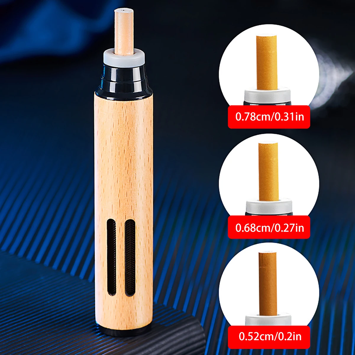 Portable Ashtray, Cigarettes Ashtray, Wood Ashtray 1 portable mini car mounted wooden ashtray no dust falling suitable for 3 sizes smoke proof suitable for offices