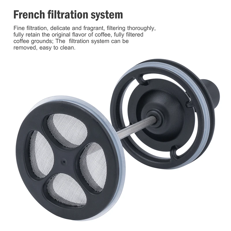 Boundless Voyage 450 ml Titan French Press Kaffeebecher Thermoskanne mit Deckel, doppelwandiger isolierter Wasserflaschenbecher Ti3255D – Detail 3