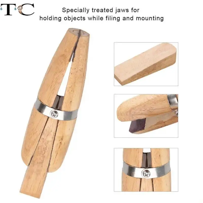

Ring Wood Clamp Gold Tools Quick Jig Engraving Tools Wood Jig Ring Fixed Jewelry Diy Making Equipment Processing
