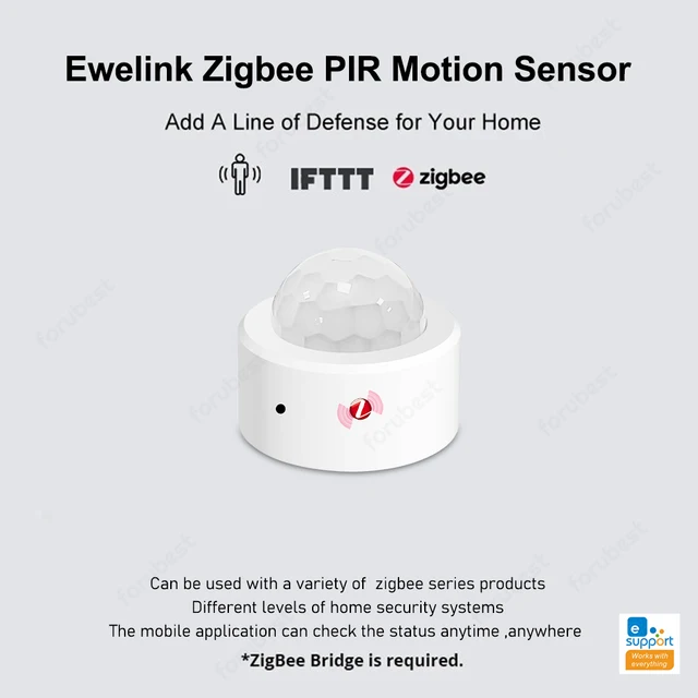 Zigbee 3.0 Human Motion Sensor PIR Infrared Detector Smart Home Security Alarm Ewelink App Control Via Zigbee Bridge Zigbee Hub - Image 6