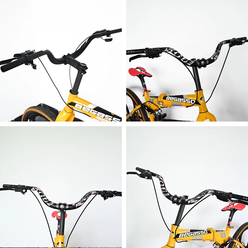 MTB Bike Riser Handlebar 31.8x720/780mm Aluminum Swallow Handle Bar Rise 90mm Mountain Folding Bicycle Handlebar Cycling Parts bicycle handlebar