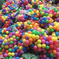 50/100Pcs Eco-Friendly Colorful Ball Pit Soft Plastic Ocean Balls Water Pool Ocean Wave Ball Outdoor Toys For Children Kids Baby 2
