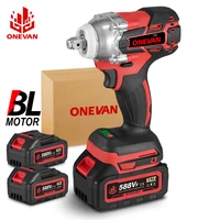 ONEVAN 520N.M Brushless Electric Impact Wrench 2 Gears 1/2" Cordless Car Wheel Screwdriver Power Tool For Makita 18V Battery 1