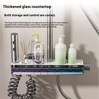 High Quality Wall Mounted Aluminum Alloy Digital Shower Set Bathroom Shower System Piano Shower Set 5