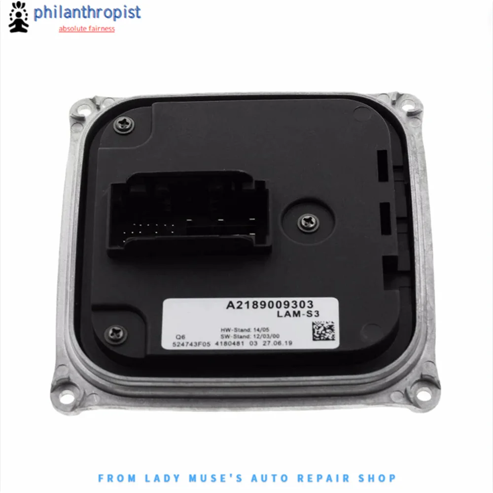 새로운 LAM-S3 A2189009303 메르세데스 W156 GLA180 GLA200 GLA250 GLA45 W176 CLA W117 LED 헤드라이트 밸러스트 제어 유닛 2189009303