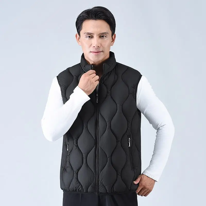 PlatiNum Down Cotton Vest Detail 3