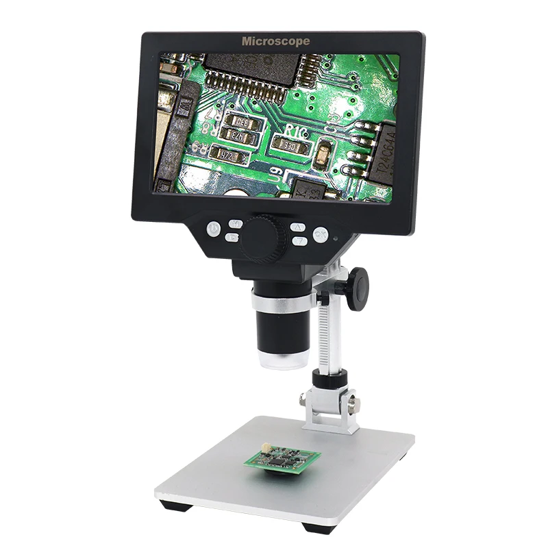 

1200X Industrial Microscope with HD 7 Inch Display Electronic Magnifier Mobile Phone Motherboard Repair Digital Microscope