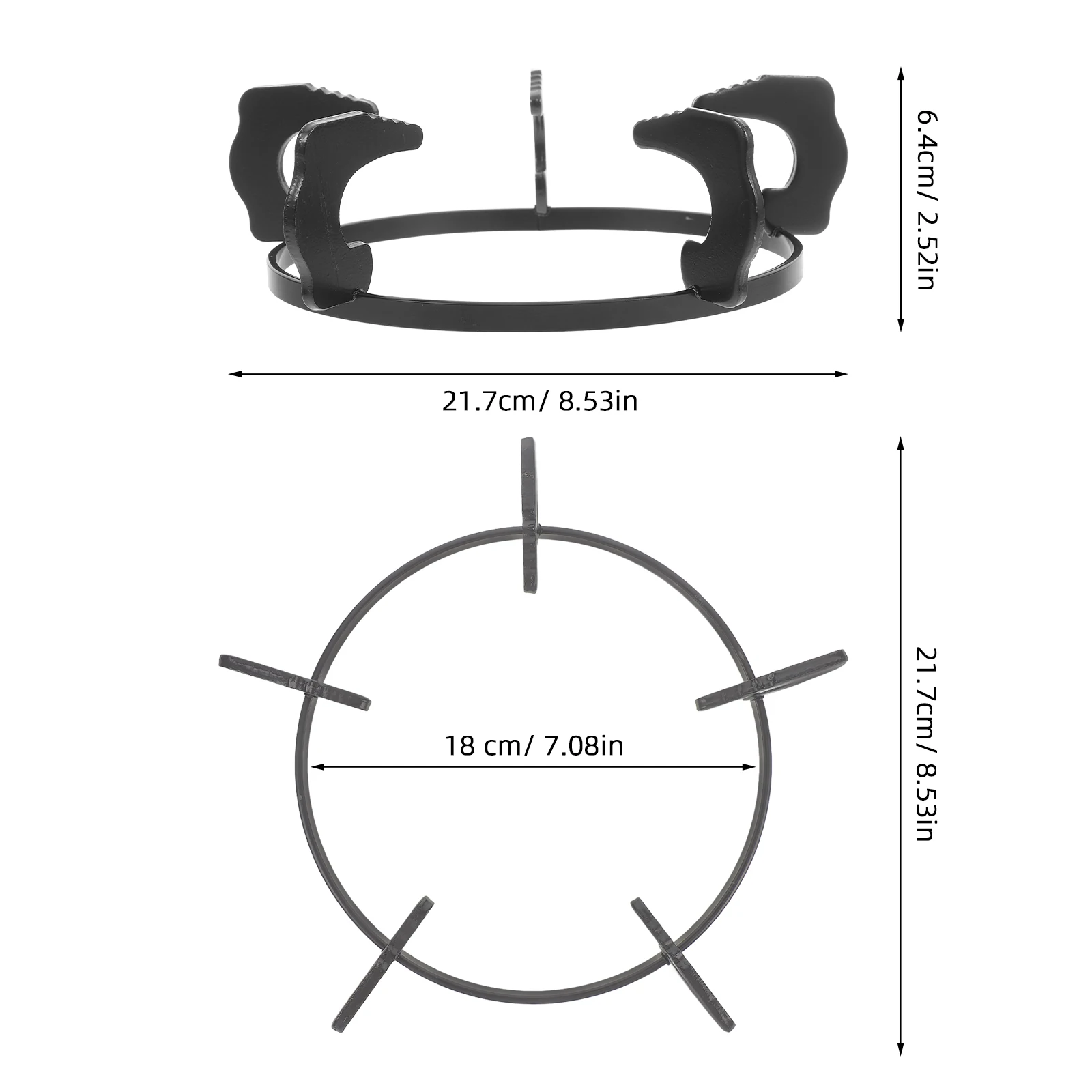 Cast Iron Stand for Gas Household Gas Stove Rack Heat-Resistant Iron Stove Rack for Kitchen Kitchen Wok Cooktop gas stove accessories