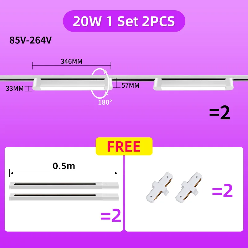 2PCS 20W White-Set